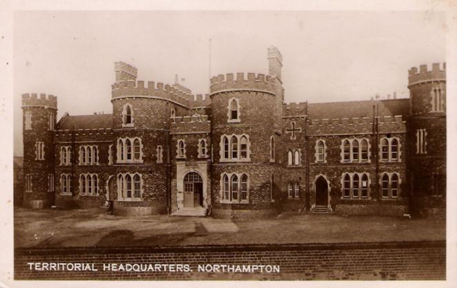 Postcard of Northampton Drill Hall - Click to go to next postcard - Norwich
